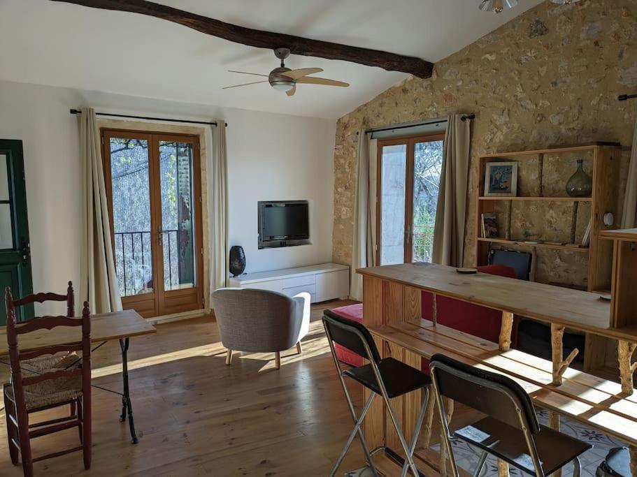 Appartement 1 Chambre, 55M2 - Maison De Village De Charme 17Eme Siecle - Garrigue Heraultaise Argelliers Extérieur photo